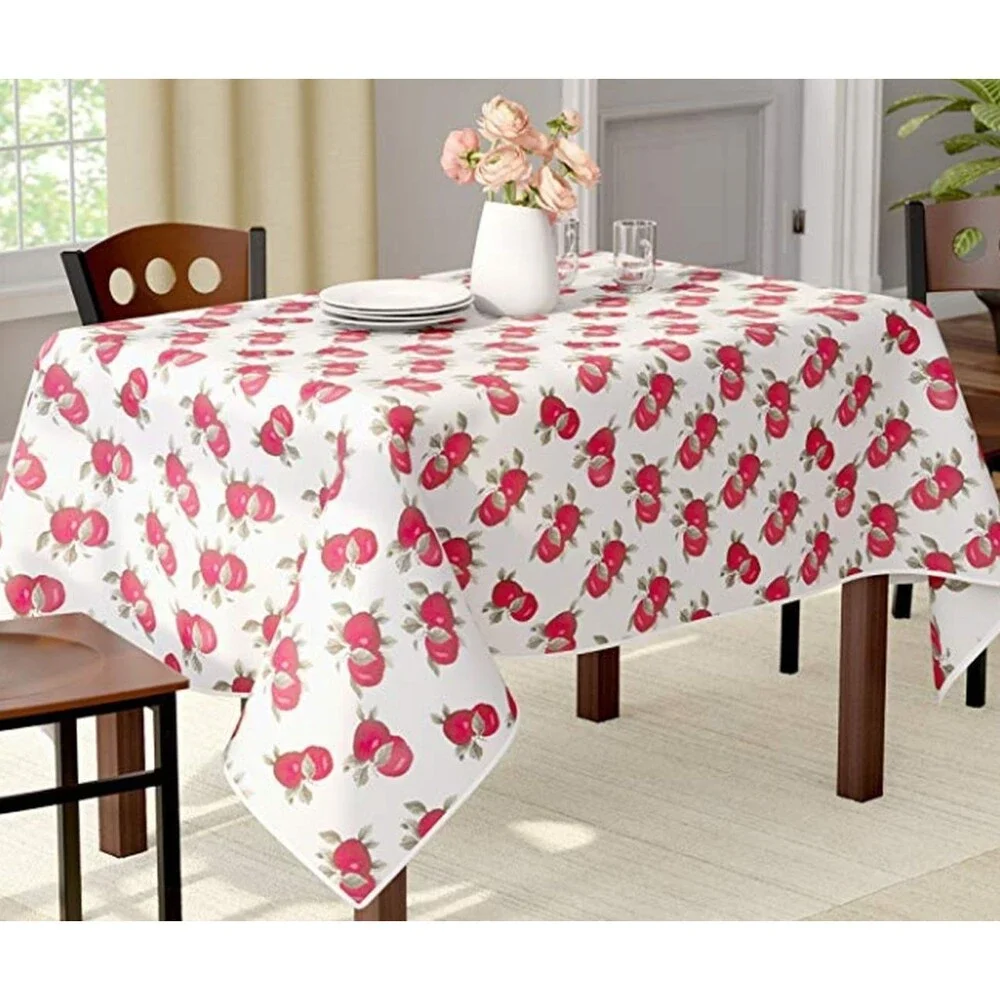 1 Printed Fabric Tablecloth, 60